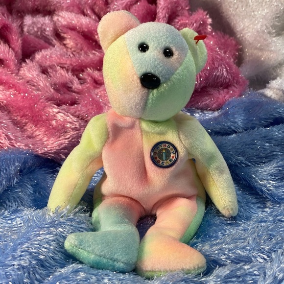 ๐4/$25๐ Birthday Bear BB Beanie Bear Teddy - Picture 10 of 12